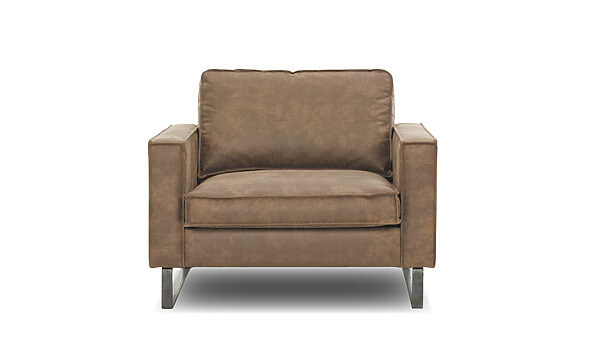 Pancho loveseat marron