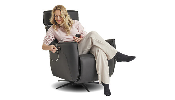 Reagan antraciet relaxfauteuil Seats and Sofas